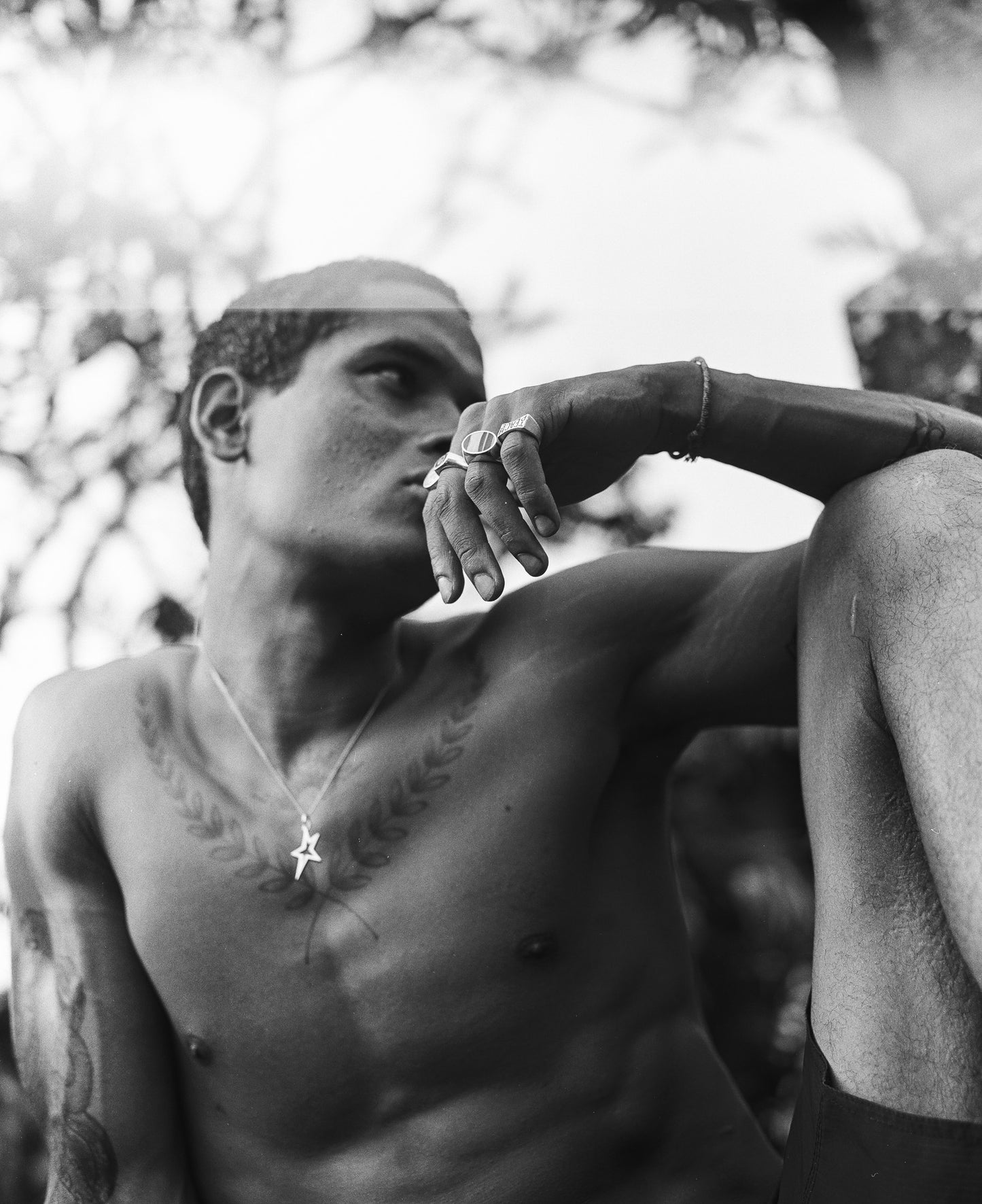 Rockstar Pendant in Sterling Silver | Unisex Handmade Statement Jewelry