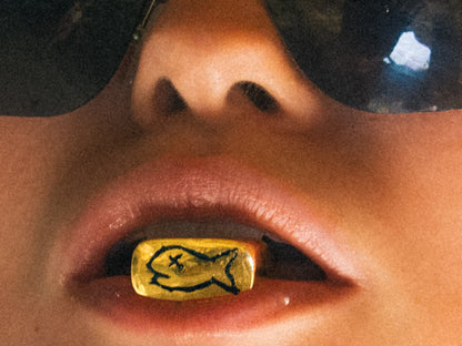 Badfish Ring in Gold