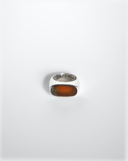 Mandarin Fish Signet Ring | Handmade Recycled Surfboard Resin Jewelry
