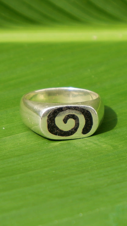 Spiral Ring Silver