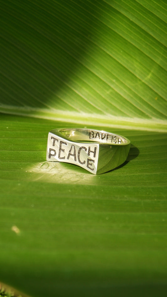 Teach Peace Ring