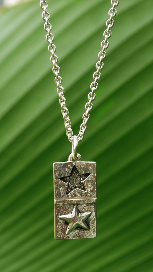 Twin Star Dog Tag