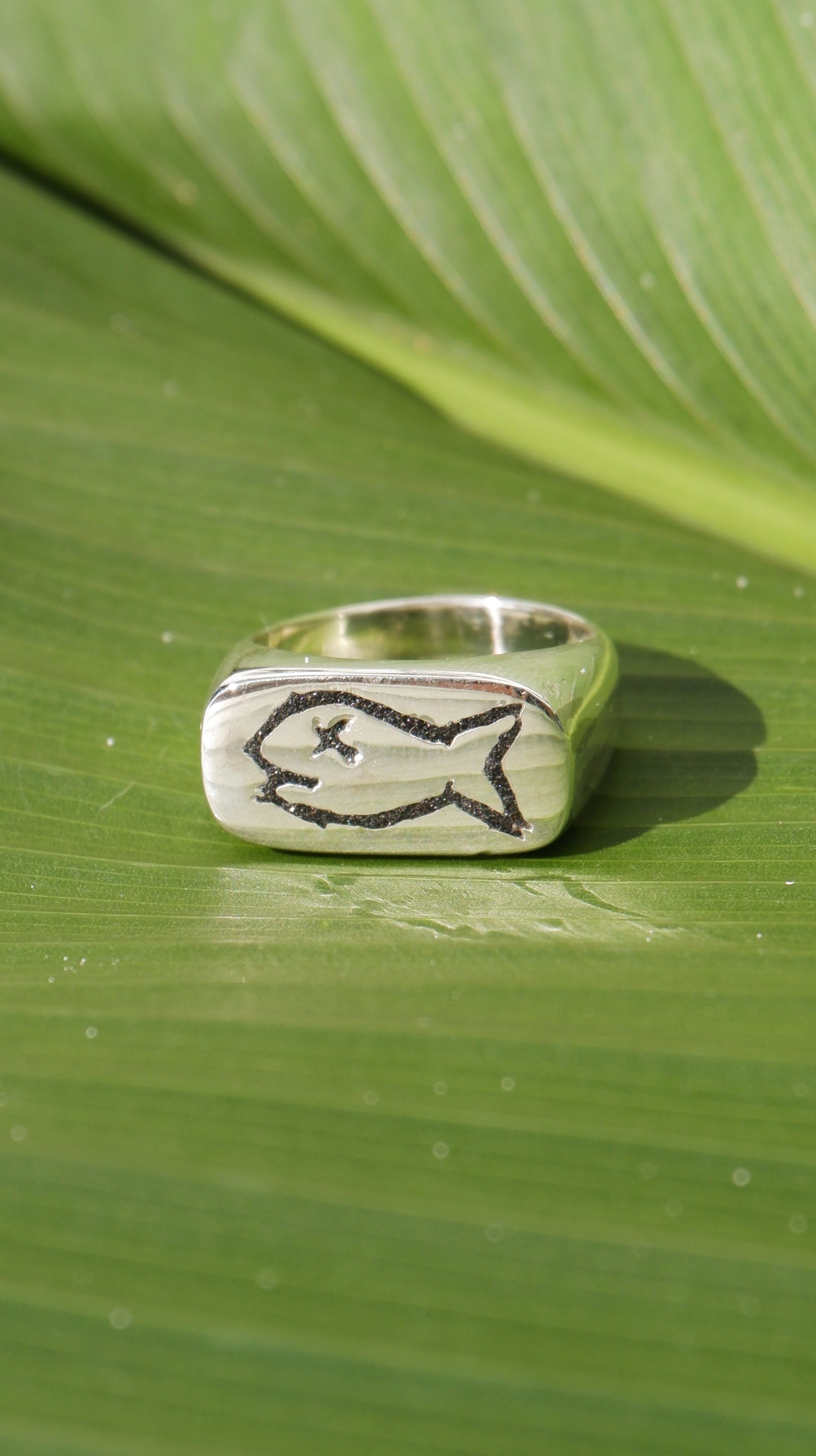 Badfish Ring in Silver