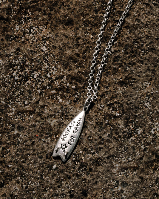 TOO FAST FOR SATAN PENDANT